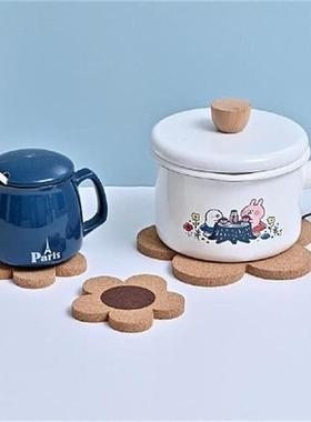 Table Mat Dining Mat Flower Kitchen Bowl Mat Anti-scalding H