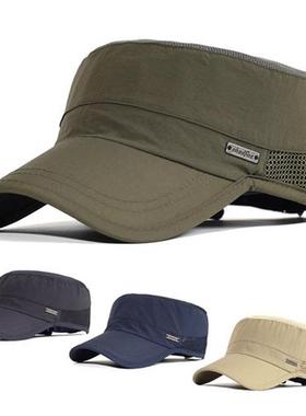 Summer Mesh Outdoor Sport Quick Drying Military Caps Men Bre