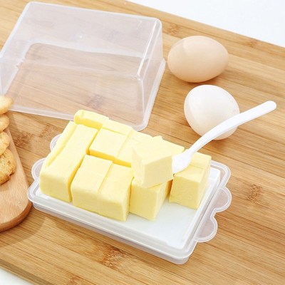 Butter Dish Box Container Transparent Plastic Storage Box Ch