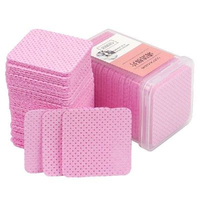 200pcs Lint-Free Paper Cotton Wipes Eyelash Glue Remover