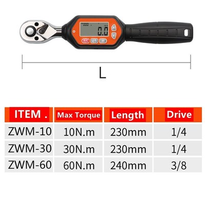Digital torque wrench Adjustable Professional Electronic Tor