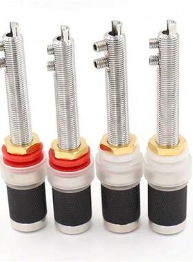 EIZZ Brass Rhodium Plated Audio Amplifier Speaker Terminal B