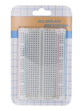 Mini bread board/breadboard 8.5cm x 5.5cm 400 holes Transpar