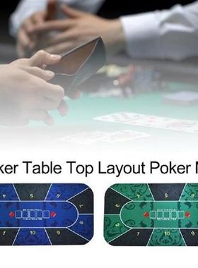 Texas Holdem Tabletop Mat High Quality Durable Portable