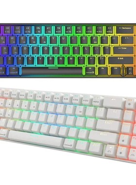 RK71 Mechanical board RGB Backlit 71 s Small Gang board, Blu