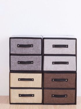 Linen Storage Drawers New Design Washable Storage Box Cloth