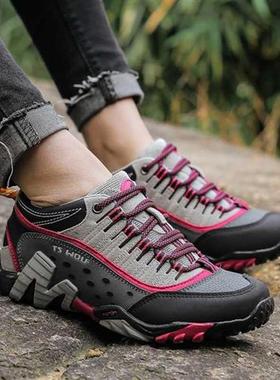 2022 Outdoor Genuine Leather rekking Shoes Couple Men Hiking