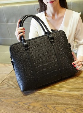 Women's Briefcase Office Shoulder Computer Bag 14&am