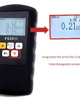 FS2011 Radiation Detector Geiger Counter Beta Gamma