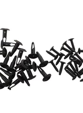 DSHA New Hot 20 Pcs 6mm Hole Plastic Rivet Trim Panel Retain