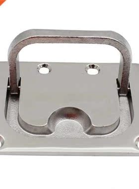 Square Flush Pull Ring Handles Recessed Boat Hatch Latch Cab