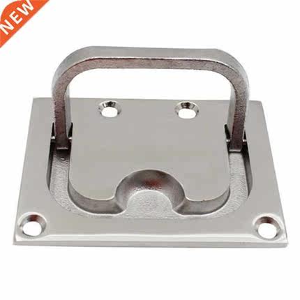 Square Flush Pull Ring Handles Recessed Boat Hatch Latch Cab