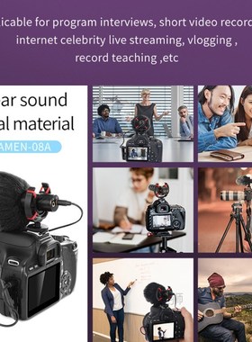 Aluminum Alloy Professional Vlog Shotgun Microphone Video Mo