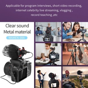 Aluminum Alloy Professional Vlog Shotgun Microphone Video Mo