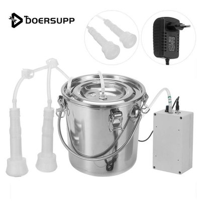 5L Electric Milking Machine Stainless Steel Bucket Pulsating
