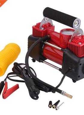 2 Cylinder 12V 150PSI Air Compressor Tyre Inflator Pump for