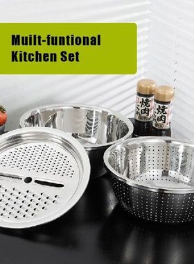 Multifunctional Stainless Steel Basin Sink Kitchen Colander