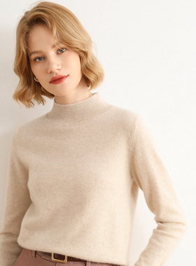Autumn Casual Knitted Sweater Fashion Women Turtleneck Pullo