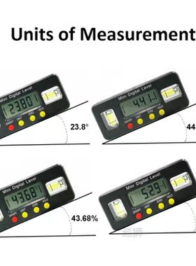 100mm 360 degree mini digital protractor Angle Finder inclin
