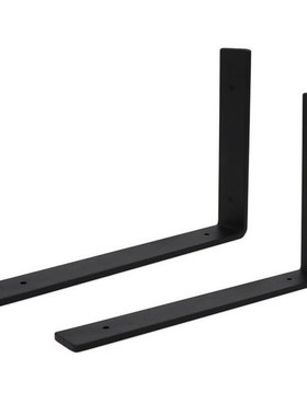 RecabLeght 90 Degrees Shelf Brackets Iron Open Shelf Support