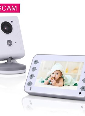 Digital Wireless Video Baby Monitor 4.3 inch Displa Two Way