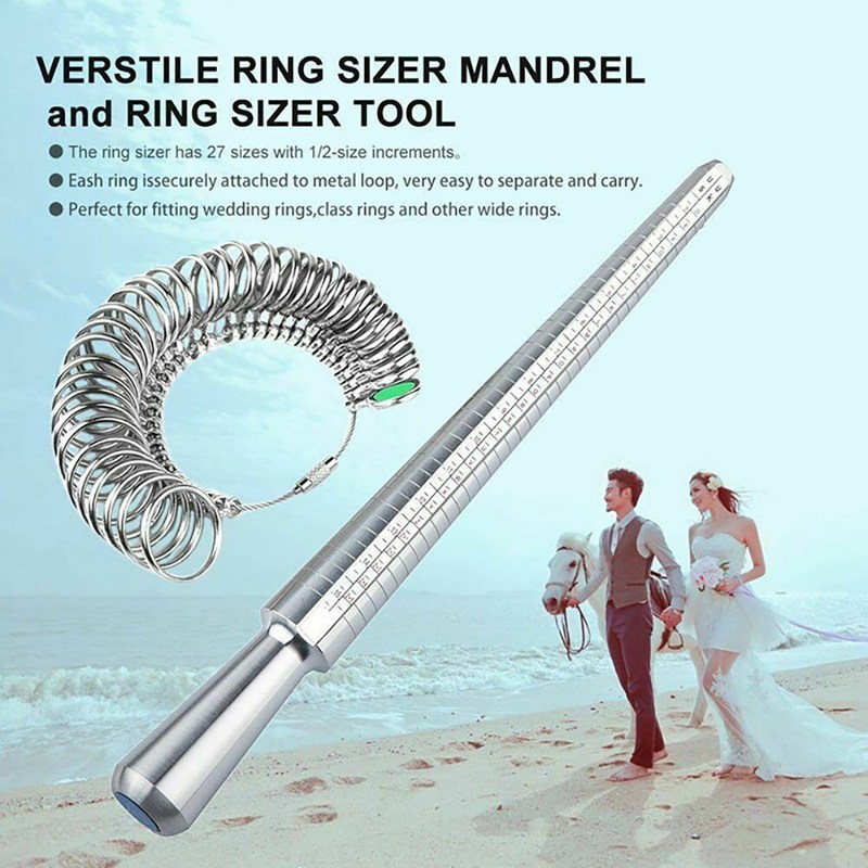 Jewelry Tools Ring Enlarger Stick Mandrel Handle Ring Sizer