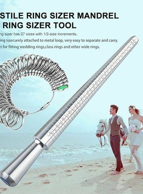 Jewelry Tools Ring Enlarger Stick Mandrel Handle Ring Sizer