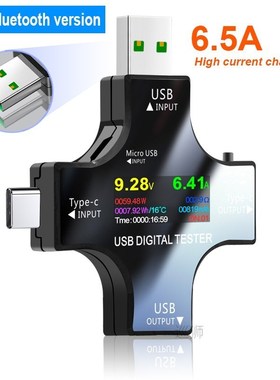 USB 3.1 Type-C Tester DC Digital Voltmeter Amperimetor Volta