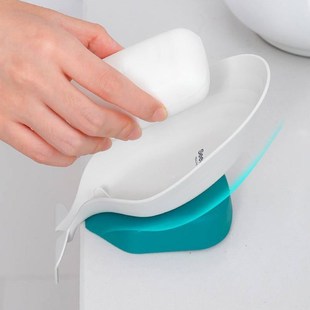 Shower Soap Holder Whale Shaped Suction Cup Soap Box Drain P