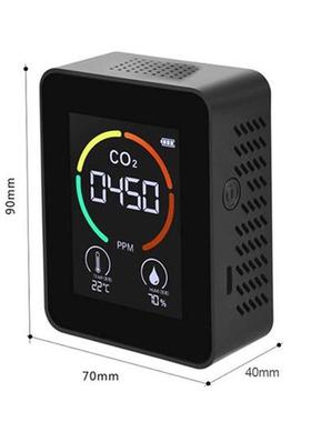 in 1 Portable Carbon Dioxide Detector LCD Digital Display