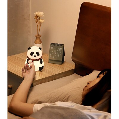 Led Cute Cartoon Silicone Panda Lamp USB Touch Sensor Colorf