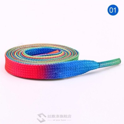 Suihyung 1 Pair Sneakers Shoelace 10 Colors Polyester Hollow
