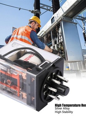 MK2P-I AC 220V Electric Relay General-purpose Electromagneti