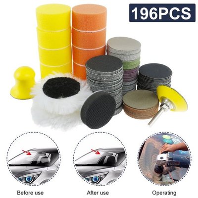 2Inch 50mm Sanding Discs Pad 60-10000 Grit Abrasive Polishin