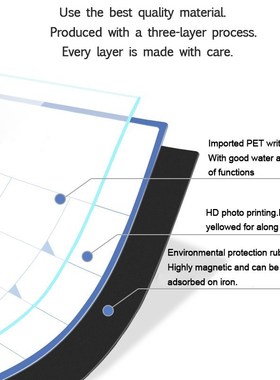 Dry Board Magnetic Weekly Monthly Planner Calendar Black Boa