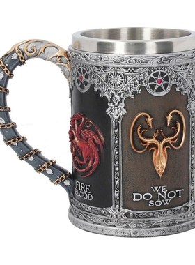 Signets Tankard Beer Mugs Stainless Steel Resin Cups and Mug