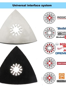 Triangular Sanding Pads for Oscillating Multi tool Hook &amp