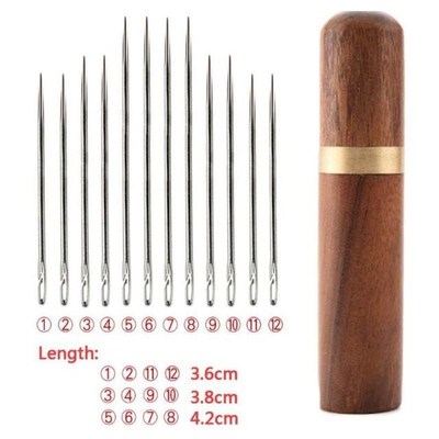 12Pcs/set Elderly Needle-side Hole Blind Needle Hand Househo