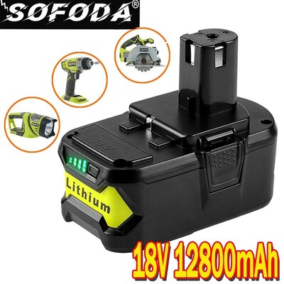 18V12800mAh Li ion Rechargeable Battery for Ryobi ONE cordl