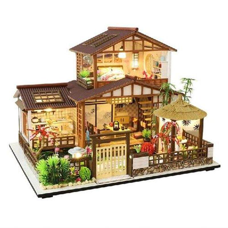 DIY Miniature House Kit Mini House Making Japanese Style