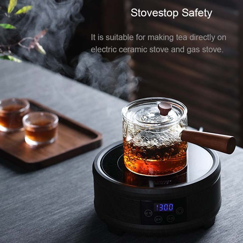 500Ml Glass Teapot With Infuser Liner Filter Glass Tea Maker