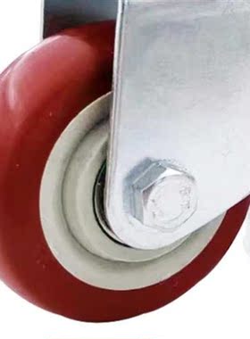 Heavy Duty Casters 4-Pack Swivel Polyurethane Wheels Each wi