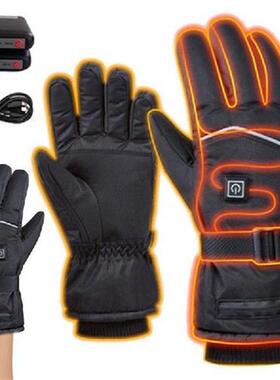 Men Women Heated Gloves 2700mAh Rechargeable Battery