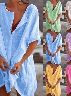Hot 2021 Tunics For Beach Women Swimsuit Cover-ups Woman Swi