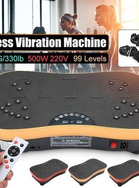 220V 500W Vibration Machine Exercise Platform Massager Body