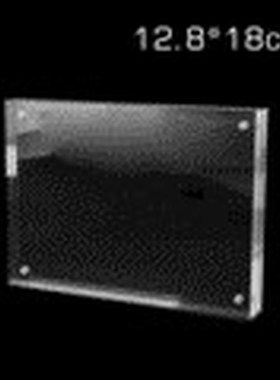 New Arrival Double-faced Clear Crystal Photo Frame Desk Set