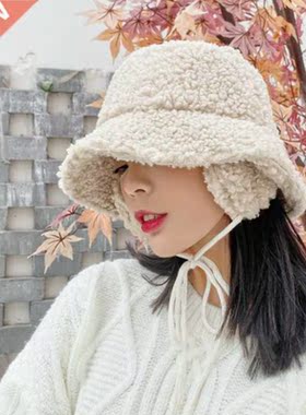 New Women Winter E Protection Faux Fur Bucket Hat E Prot