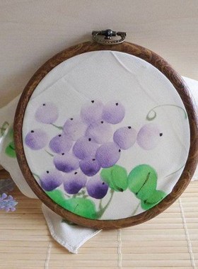10cm Practical Embroidery Hoops Frame Set Bamboo Wooden Embr