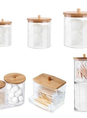 Organizer For Cotton Pads Bathroom Container For Cotton Pads