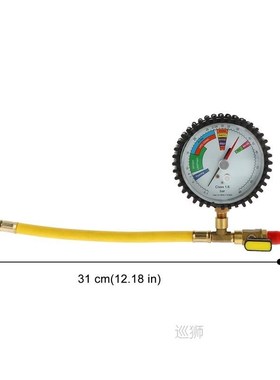 Nitrogen Pressure Test Gauge Air Conditioning Refrigeration
